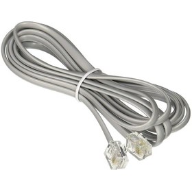 Resim Telefon Kablosu 2 Ucu Jacklı Rj11 Köken Kablo Adsl Mode Ara Kablo 