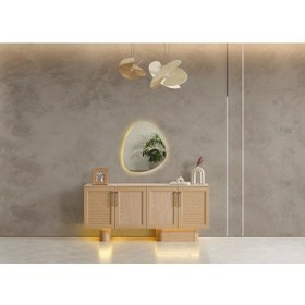 Resim Mdf Konsol Ve Ayna Meşe 