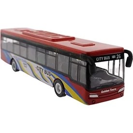 Resim Esranın Dünyası Kırmızı Metal Otobüs 632-27 