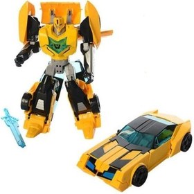 Resim Oyuncak Robota Dönüşebilen Metal Gövdeli Transformers Robot 20 Cm Robot Bumblebee Araba Diğer 