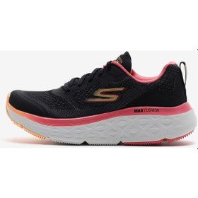 Resim Skechers Max Cushioning Delta - Ultimate Endurance Kadın Siyah Pembe Koşu Ayakkabısı 129126 Bkhp Siyah 