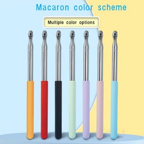 Resim 2 adet Çoklu Medya Stylus, Sınıf Retractable Dokunmatik Ekran Öğretim Çubuğu, Öğretim Yardımı, Retractable Dokunmatik Ekran Nokta Okuma Çubuğu, Mobil Telefonlar ve Tabletler vb. için Uygun, Akıllı Dokunmatik Ekran Ürünleri 