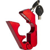 Resim Kırmızı Alüminyum Motosiklet Kolu Kavrama Güvenlik Kilidi Gidon Fren Kolu Kilidi Yurt Dışından A 