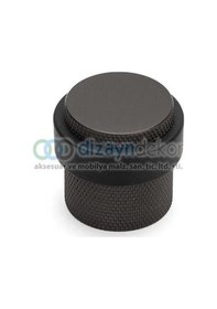 Resim Kapı Stoperi Füme Antrasit Torna Vidalı-yapışkanlı 