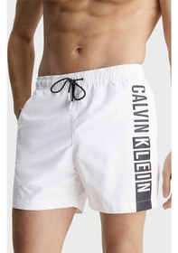 Resim Calvin Klein Erkek Mayo Short Km0km00991 Ycd Beyaz 