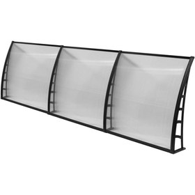 Resim GARDENPLAST Cosmos Kapı Pencere Üstü Pratik Sundurma 105x360 Cm - Şeffaf 