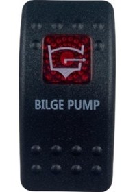 Resim 134M-S8 Marin Switch 3P On-Off 12-24V Kirmizi Sintine Pompa 