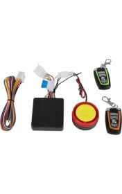 Resim Leaf Shop Alarm Sistemi Motosiklet Evrensel 12 V Motosiklet Hırsızlık Alarm Sistemi, 2 Uzaktan Kumandalı Motosiklet Kablosuz Alarm Sistemi Motor Çalıştırma Uzaktan Kumandalı Anahtarlık 