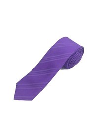 Resim Brianze 5 Cm Açık Mor Çizgili Slim Kravat 