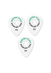 Resim Jim Dunlop 428x0.88 Gitar Pena 3 Adet 0.88 Mm Tortex Flex X 