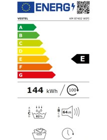 Resim Vestel Km 87402 Wıfı 8 kg Kurutma Makinesi 