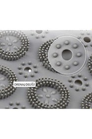 Resim Mithra Life Kaydırmaz Vantuzlu Silikon Banyo Paspası MIT1069 