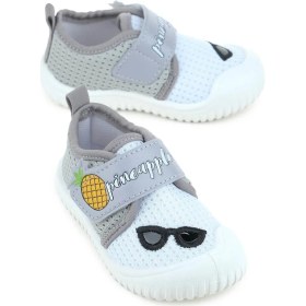 Resim Gezer 03270 Yazlık Erkek Bebek Günlük Cırtlı Keten Ayakkabı 