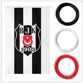 Resim 3d Kalem İçin Beşiktaş Temalı Siyah,beyaz,kırmızı Pla Filament Seti 