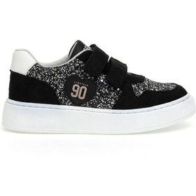 Resim U.S. Polo Assn. Kız Çocuk Siyah Simli Sneaker Ayakkabı 50315552-VR046 