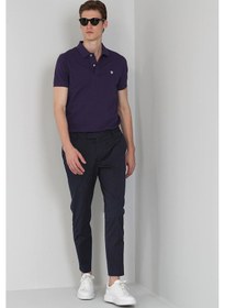 Resim Lufian Laon Spor Polo Erkek Tişört Mor 111040055100850 Mor 