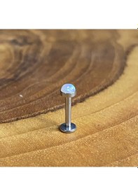 Resim Aya Tasarım Gümüş Renk Sedef Helix/kıkırdak Piercing Gümüş 