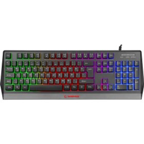 Resim Genel Markalar Rampage Kb-r52 Style Rainbow Aydınlatmalı Gaming Oyuncu Klavyesi 