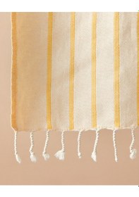 Resim Trine Pamuklu Peştamal 90x150 Cm Sarı Sarı 