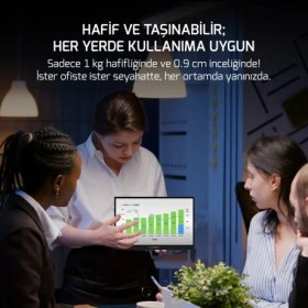 Resim Ezcool Lite E15T 15.6 Inç 60Hz 4 Ms Fhd Portable 1920 x 1080 LCD Monitör 