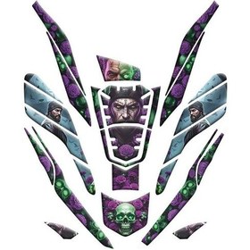 Resim Honda Pcx 2021 - 2024 Uyumlu Tank Pad Set 011 