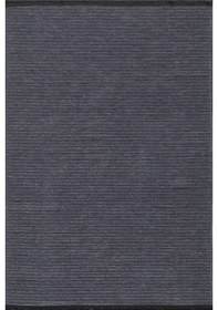 Resim Antrasit Fitilli Desen Şönil Kilim Makinede Yıkanabilir Kaymaz Taban Halı Yolluk Antrasit 