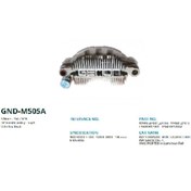 Resim GENON DİYOT TABLASI>KIA SORENTO/HYUNDAI STAREX CRDI100mm(8DIOT) - GENON-GND-M505A 