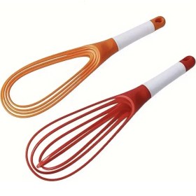 Resim Eco Port Silikon Saplı 2 Işlevli Çırpıcı (Balon ve Düz) 