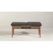 Resim SEMBOL BENCH CEVİZ ANTRASİT 