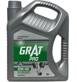 Resim Grat Pro 10W-40 Yarı Sentetik Motor Yağı 5 Litre 