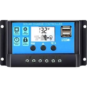 Resim Kangvka 20a 12v/24v Otomatik Solar Kontrolör, Çift Usb Çıkışı, Güneş Enerjisi Sistemi İçin Üniversal Şarj Yöneticisi 