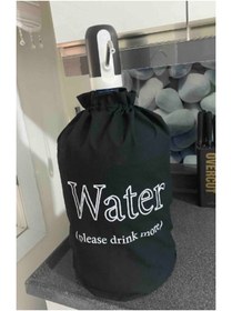 Resim Niksarlı Çeyiz Siyah Damacana Kılıfı Baskılı 