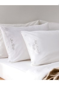 Resim Madame Coco Recy %100 Pamuk Yastık Kılıfı - Beyaz/bej Çok Renkli 