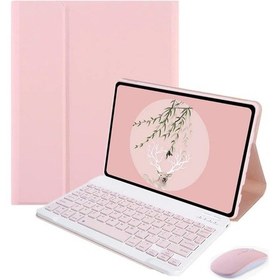 Resim Lenovo Tab M11 11 Bt Klavye Mouse+stand Kılıf-bkk6 Pembe 