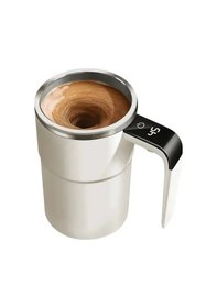 Resim Trendooze 380ml Akıllı Karıştırıcı Bardak - Beyaz Şıklık 