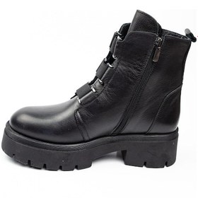 Resim Voyager 9323 Siyah Deri Kadın Bot 001 