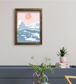 Resim Bk Gift Otel Odası Konseptli Doğal Masif Ahşap Çerçeveli Tablo 45 (551119991) 