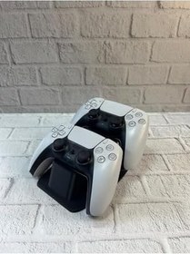 Resim İkili Gamepad Tutucu Siyah 7x18 cm Masa ve Raf Düzeni, Ürün Kodu: TEK-9F195FBCC3F555F25-CAN 