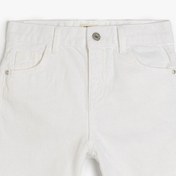 Resim Koton Pamuklu Düşük Bel Cepli Kot Şort Beyaz 5skg40033ad Beyaz 