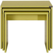 Resim Triple Zigon Sehpa - Yeşil 