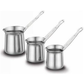 Resim Korkmaz A1232 Steama 3'lü Cezve Takımı 