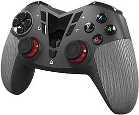 Resim Gamepad Tak ve Çalıştır Gamepad PC Kablosuz Denetleyici Çift Titreşim Sönümleme Kablosuz Gamepad 3 Dişliler Titreşim 3 Dişliler Patlama 
