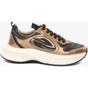 Resim Greyder Kadın Bronz Hakiki Deri Spor Ayakkabı 5K2SA34401 