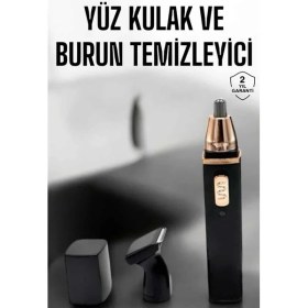 Resim Eco Lounge Seyahat Tipi Mini Taşınabilir Siyah Burun Kulak Yanak Kıl ve Tüy Temizleme Makinesi 