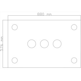 Resim Motifpiyer Tavan Spot Göbek Tsg-23-Dikdörtgen 