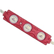 Resim 10 Adet Kırmızı 12v 1.5w 3 Ledli Mercekli Parmak Led Modül 2835sm 