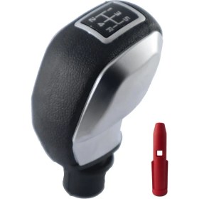 Resim Moda Peugeot 206 Gri Çerçeve Spor Vites Topuzu 