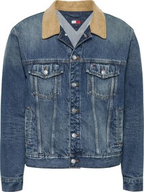 Resim Tommy Hilfiger RLXD CORD COLLAR TRC, 1BK Lacivert Erkek Kot Ceket 