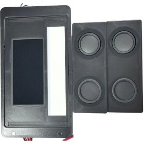 Resim 12V Dokunmatik Ayna Arkası Sensör Hoparlör + Saat + Termometre 12VOLT 