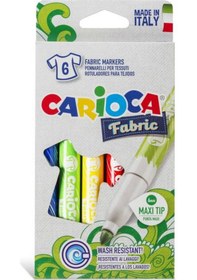 Resim Carioca Maxi Fabric Kumaş Boyama 6'lı 